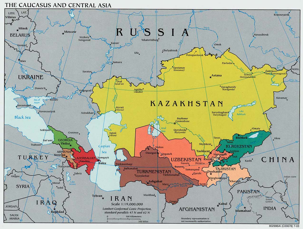 Map Quiz Central Asia 14
